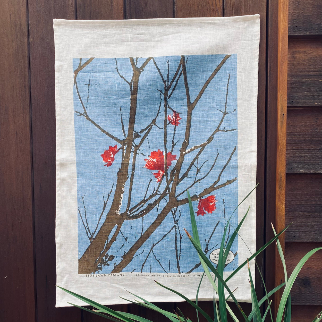 Sticky kurrajong Kimberley tea towel