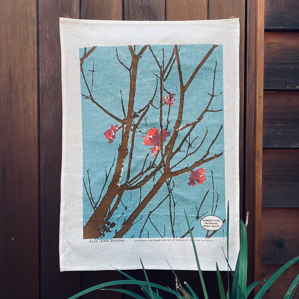 Sticky kurrajong Kimberley tea towel