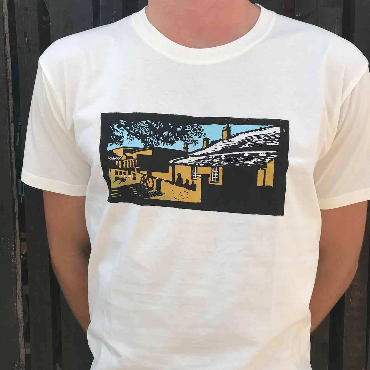 Rottnest Houses white t-shirt