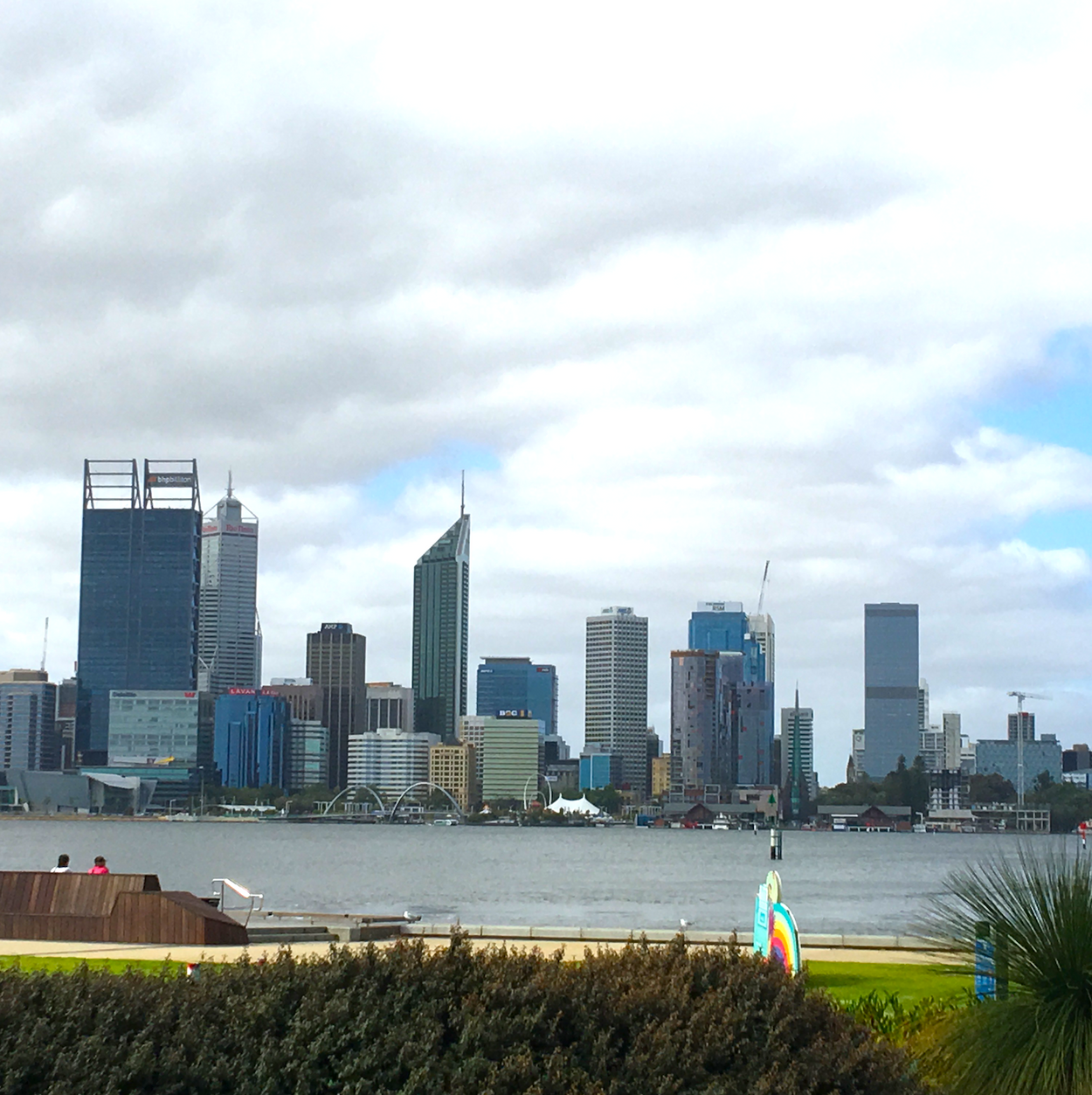 Swan River foreshore at South Perth.