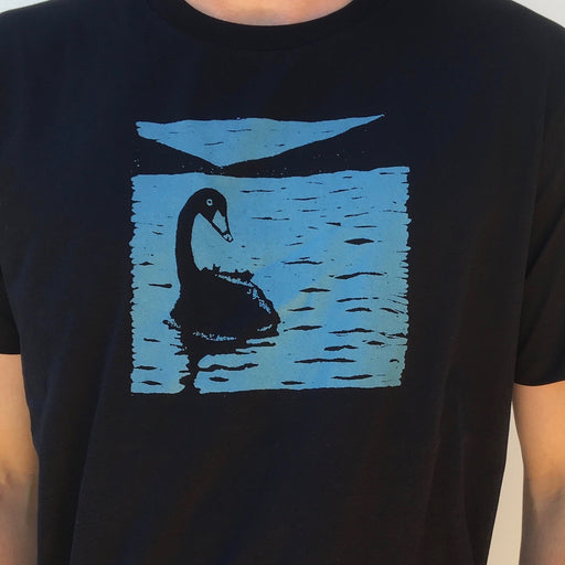 Swan black t-shirt