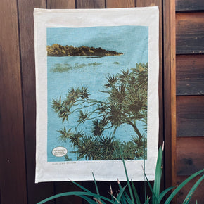 River pandanus Kimberley tea towel