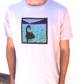 Swan white t-shirt